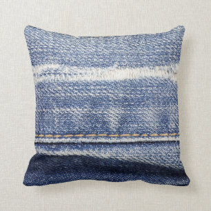 Coussin Jeans texture arrière - plan.