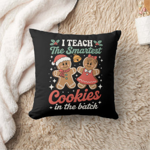 Coussin J'enseigne aux cookies les plus intelligents du lo