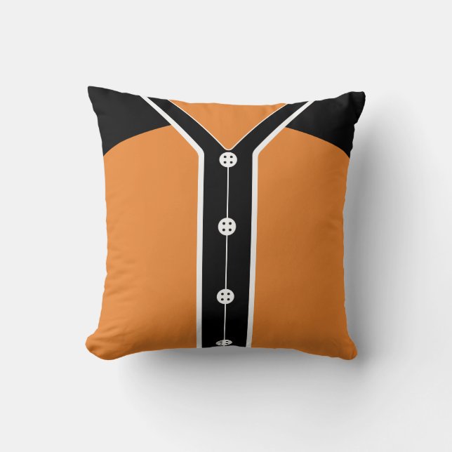 Coussin Jersey de baseball personnalisé Nom et numéro Cous (Recto)