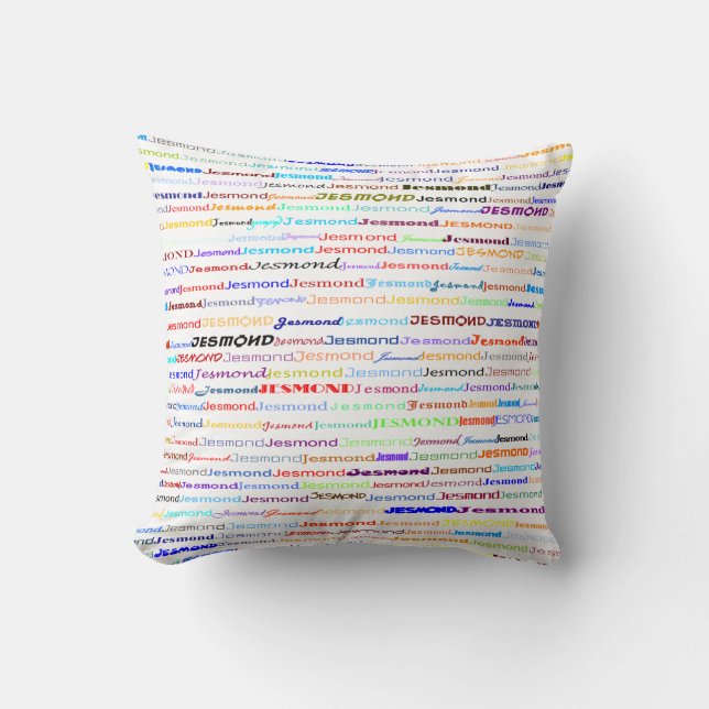 Coussin Jesmond Text Design II Jeu d'oreiller (Recto)