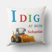 Coussin j'essaie d'être des enfants minimes modernes (Verso)