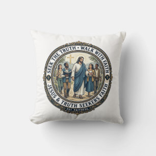 Coussin Jésus Apologétique Théologie Chemise de nerd de fo