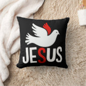 Coussin Jésus avec colombe (Couverture)