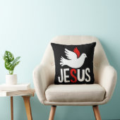 Coussin Jésus avec colombe (Chaise)