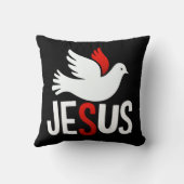 Coussin Jésus avec colombe (Verso)