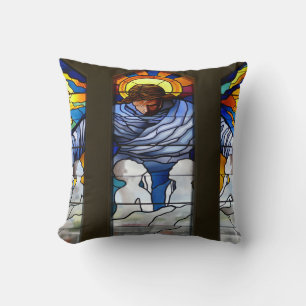 Coussin Jésus avec des enfants