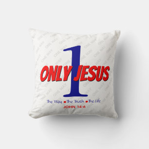 Coussin Jésus Chemin Vérité Vie chrétienne
