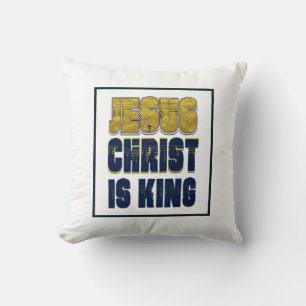 Coussin Jésus-Christ est Roi