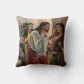 Coussin Jésus-Christ guérissant l'aveugle (Verso)