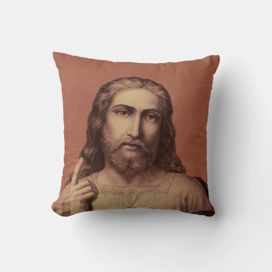 Coussin Jésus-Christ le Maître (Recto)