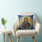 Coussin Jésus-Christ Pantocrator  (Chaise)