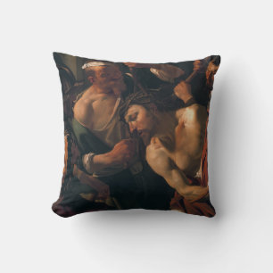 Coussin Jésus-Christ w. la Couronne d'épines