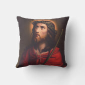 Coussin Jésus couronné d'épines (Verso)