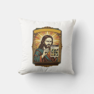Coussin Jésus Escalier Flou Test Captcha Sécurité Tech Hum