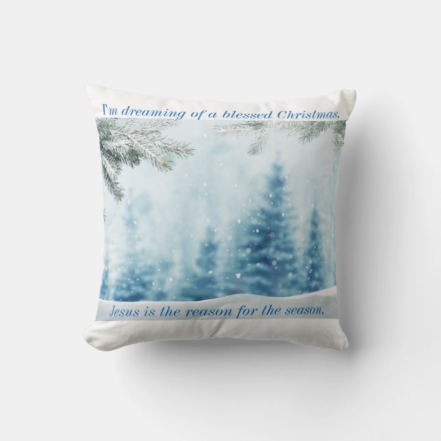 Coussin Jésus est la raison de la collection de saison (Recto)
