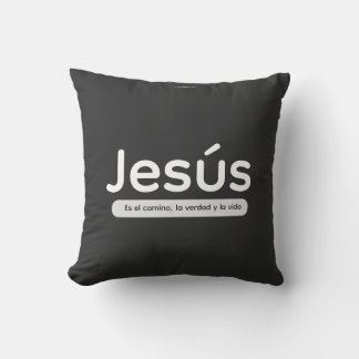 Coussin Jésus est le chemin, la vérité et la vie