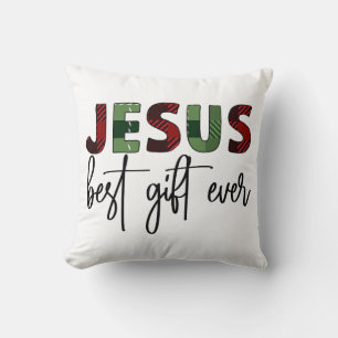 Coussin Jésus est le meilleur cadeau de Noël chrétien
