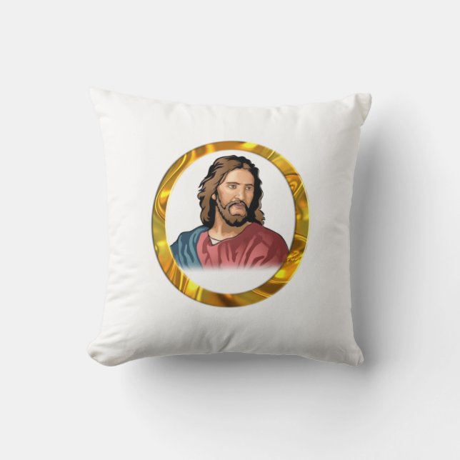 Coussin Jésus est le roi des rois (Recto)
