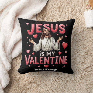 Coussin Jésus est mon Valentin Célébrez l'amour avec la fo