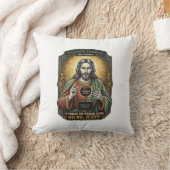 Coussin Jésus Fond d'écran noir Couverture de webcam virtu (Couverture)