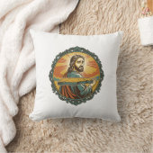 Coussin Jésus gêné trébuchant surface plane publique club (Couverture)