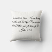Coussin Jésus Lancer (Verso)