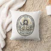 Coussin Jesus Lo Fi Rythmes D'étude Tee Graphique Esthétiq (Couverture)