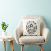 Coussin Jesus Lo Fi Rythmes D'étude Tee Graphique Esthétiq (Chaise)