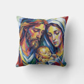 Coussin Jésus Marie et Joseph (Verso)
