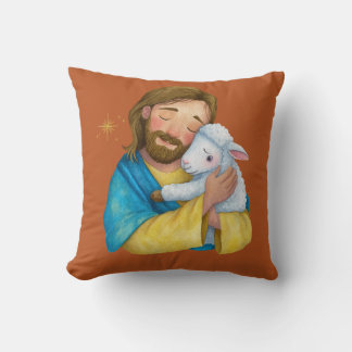 Coussin Jésus notre berger