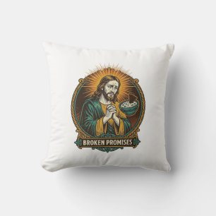 Coussin Jésus Puce Cassée Coincée Dans Un Bol De Trempette