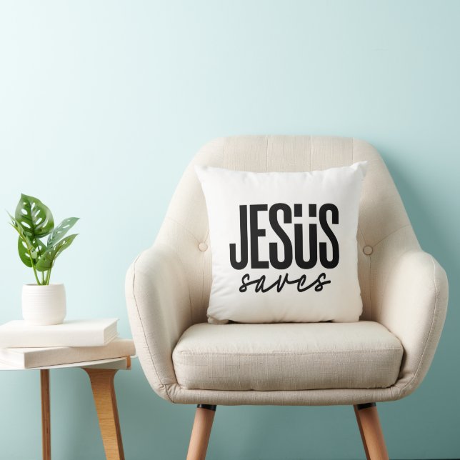 COUSSIN JÉSUS SAUVE (Chaise)