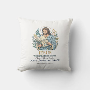 Coussin Jesus Scrapbooking Mémoire Garder Maman Vintage Ch