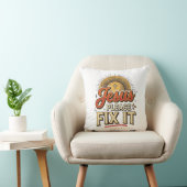 Coussin Jésus S'il Vous Plaît Réparez-Le Typographie Chrét (Chaise)