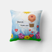 Coussin Jésus t'aime ! (Verso)