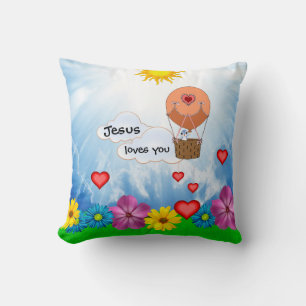Coussin Jésus t'aime !
