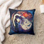 Coussin jet en verre couple (Couverture)