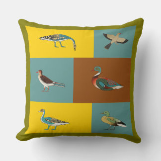 Coussin jetable avec illustration vintage de la sa