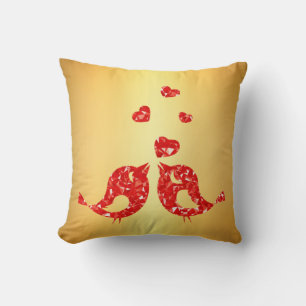 Coussin jetable Heart rose