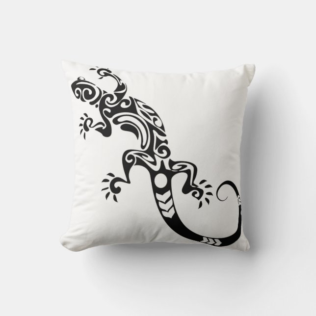 Coussin Jetable-Lézard (Recto)