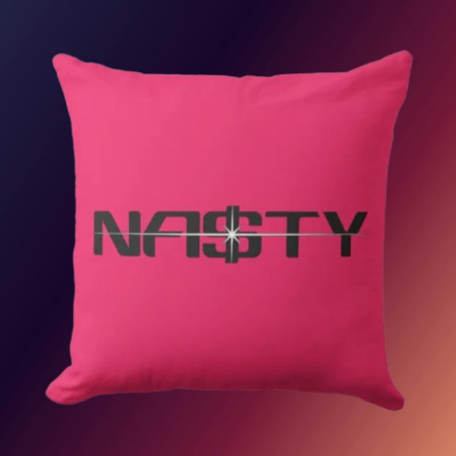 Coussin jetable NASTY Statement (Créateur téléchargé)