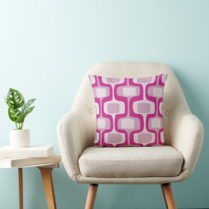 Coussin J'étais accro au Motif rétro Hokey Pokey
