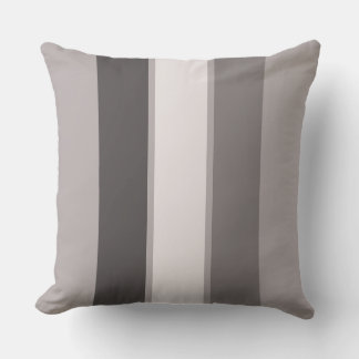 Coussin jeté 20" Warm Grey 3 Stripe (3 sur 3)