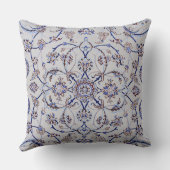 Coussin jeté à motif de tapis persan (Verso)