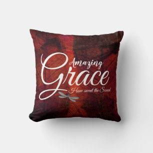Coussin jeté Amazing Grace feuilles
