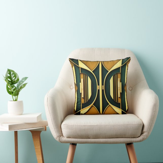 Coussin jeté Art Déco (Chaise)