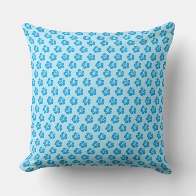 Coussin jeté au flamboyant bleu  (Recto)