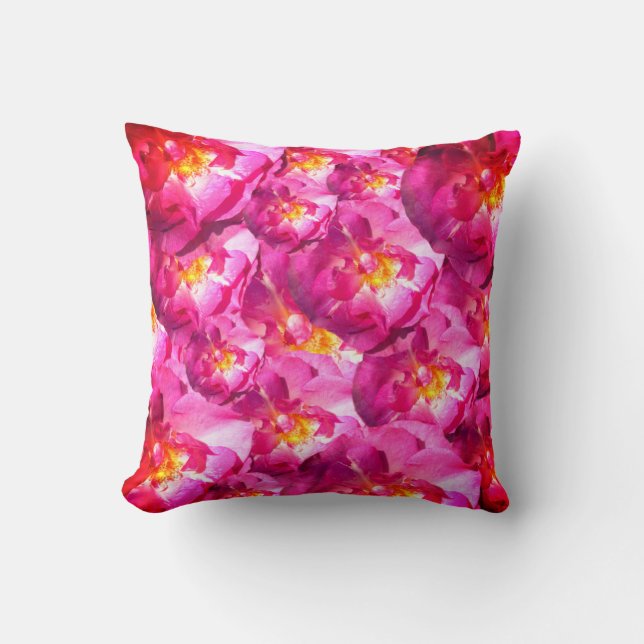Coussin jeté aux roses roses (Recto)