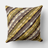 Coussin Jeté avec une Fine Rayure Dorée (Verso)