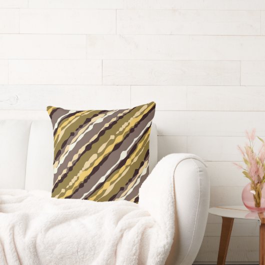 Coussin Jeté avec une Fine Rayure Dorée (Canapé)